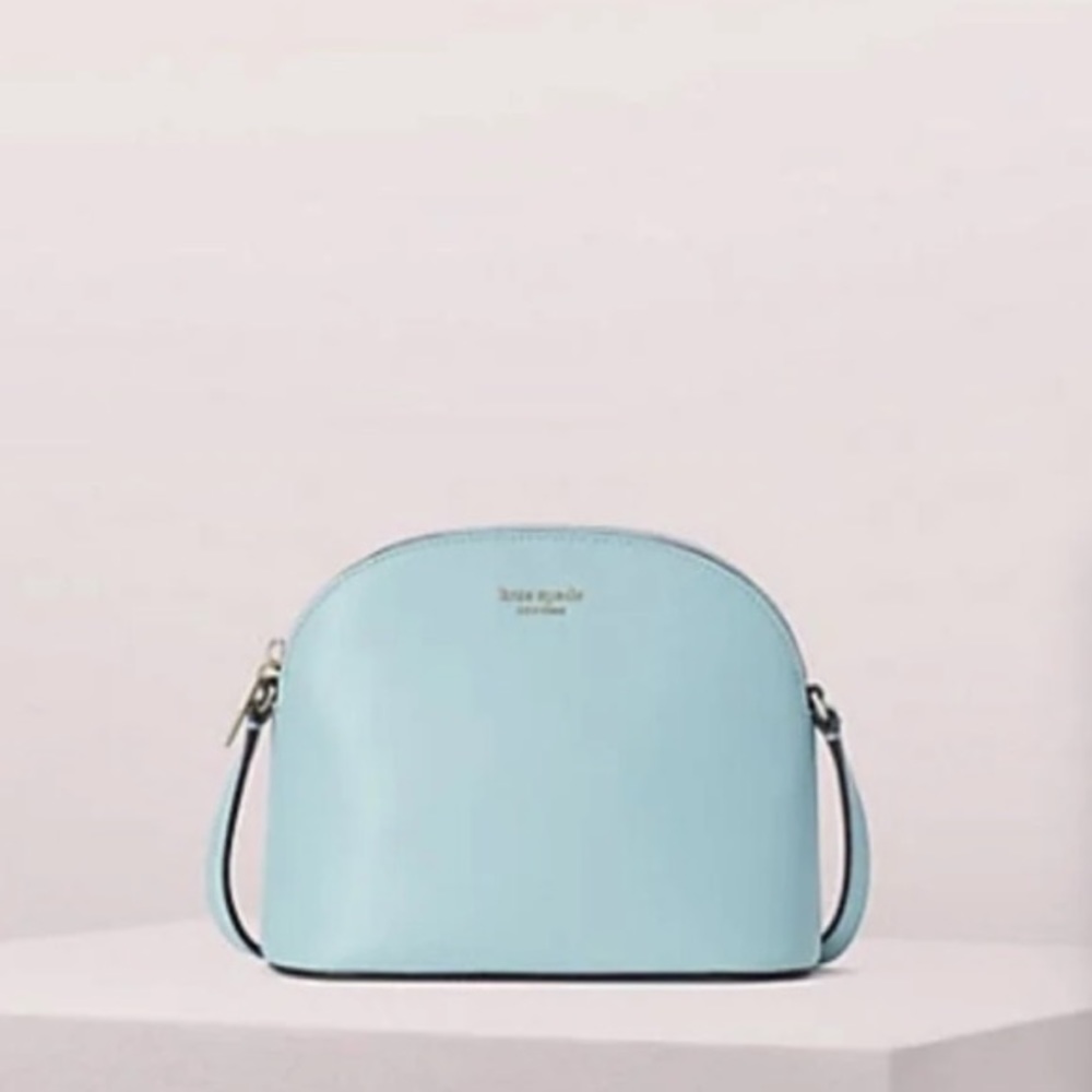♠️Kate Spade Sylvia Medium Dome Crossbody Bag Frosted Spearmint Blue NWT